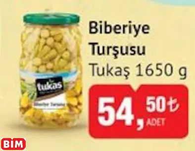 TUKAŞ BİBERİYE TURŞUSU TUKAŞ BİBERİYE TURŞUSU